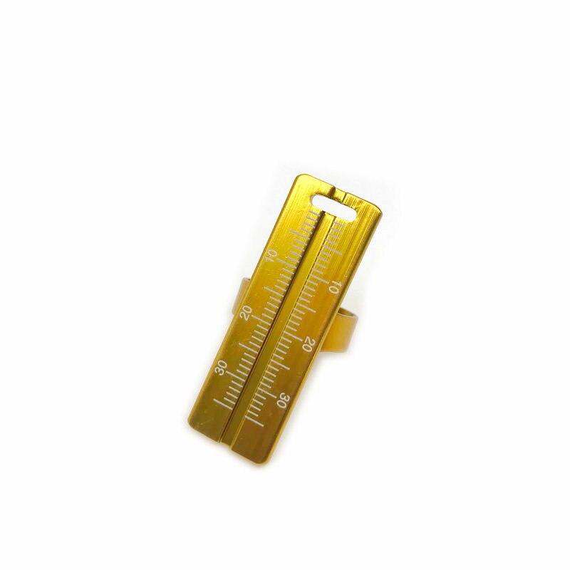 1PC Instruments dentaires Endo Aluminium Doigt Règles Span Mesure Échelle Dentiste Outil