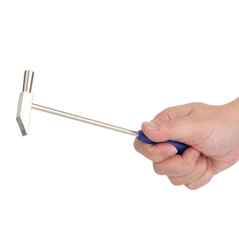 Metal Head Jewelry Hammer Black Grip Double Head Hammer Portable Hammer Jewelry Making