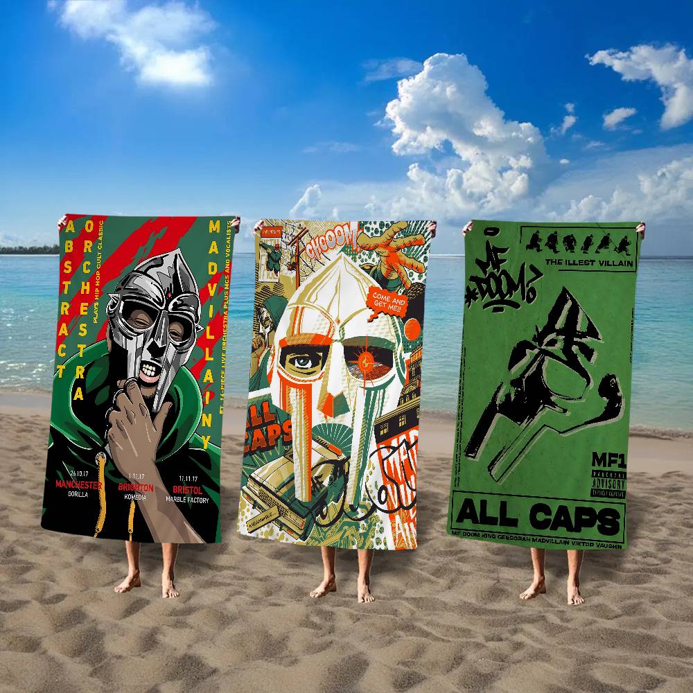 MF D-Doom Madlib Bath Towel Microfiber Soft Water Absorbing Breathable For Girl Kids Decorative Cartoon Beach Towel