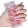 Blatt Halbgehärtete Gele Nagellack Streifen Klebende Gele Nagelkunst Aufkleber Langlebige Gele Nagelfolien Aufkleber Nagelaufkleber