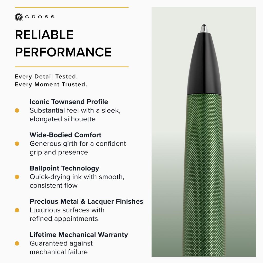 CROSS Ballpoint Pen Townsend Midnight Green NAT0042-63