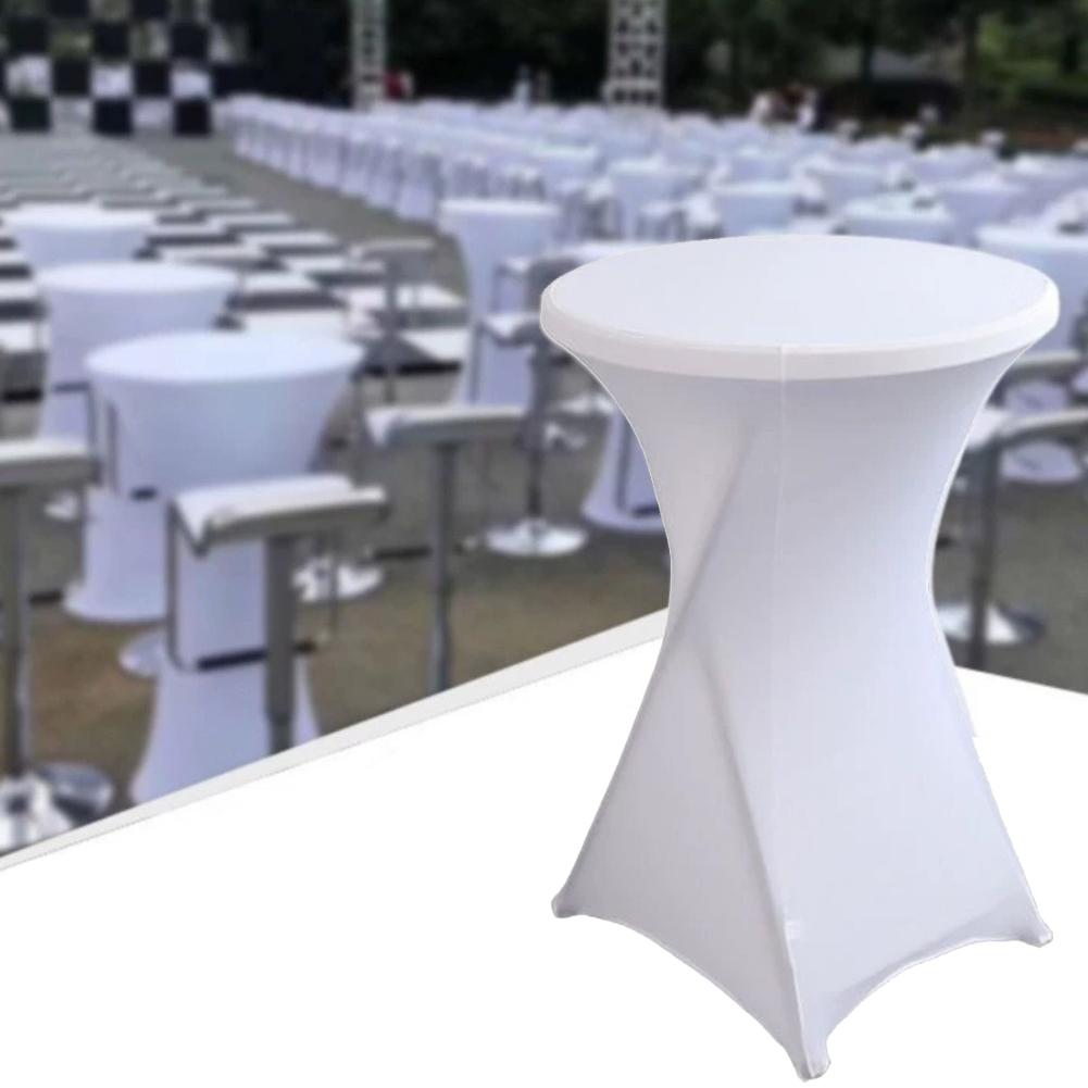 Einfache Installation Cocktail-Tischdecken Spandex-Tischabdeckung