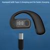 1pc Single Bluetooth 5.4 Ear Headphones Clip-On Headset Fashion Earbuds