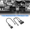 USB 2.0 9Pin Header Male to 2/4 9Pin Female Adapter Cable for Motherboards Internal Port Multiplication