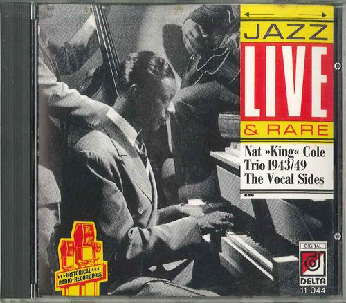 

CD NAT KING COLE - Jazz Live & Rare 11044 DELTA Germany Jazz Used