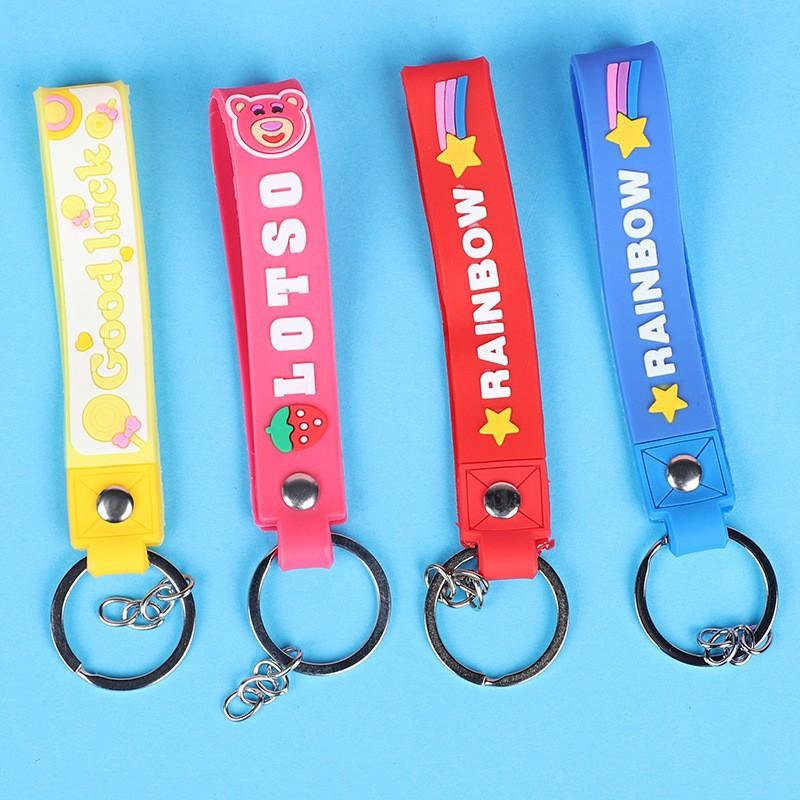 Ugly Cute Monster Keychain Plush Pendant Funny Teeth Cartoon Doll Creative Gift Accessory