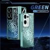 Magnetic Snap-on Case OPPO Find N2 Foldable Phone Electroplated PC Shell With Shockproof Full Coverage