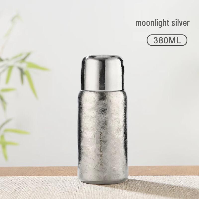 MCCULLEN Pure Titanium Insulated Bottle with Mechanical Temp Display