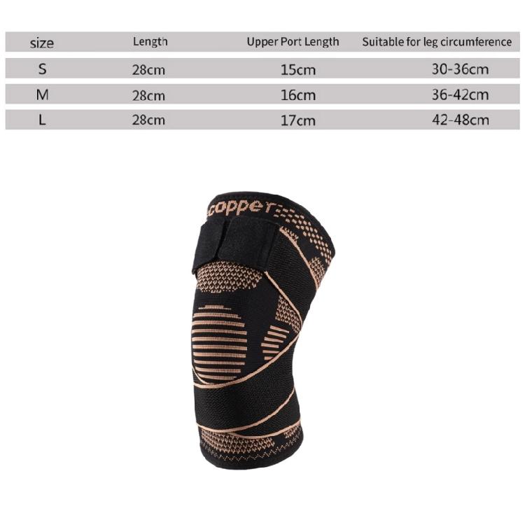 Breathable Knee Support Multifunctional Knee Brace Adjustable Knee Compressions Sleeves Copper Knee Pads for Adult