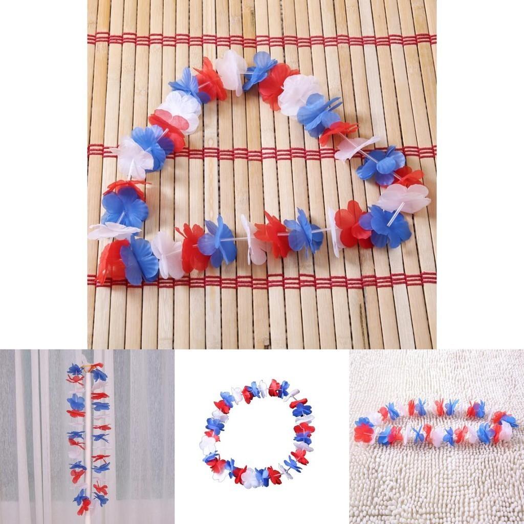 Eleganter Seidenblumenkranz mit britischem Flaggen-Design für Heimdekoration