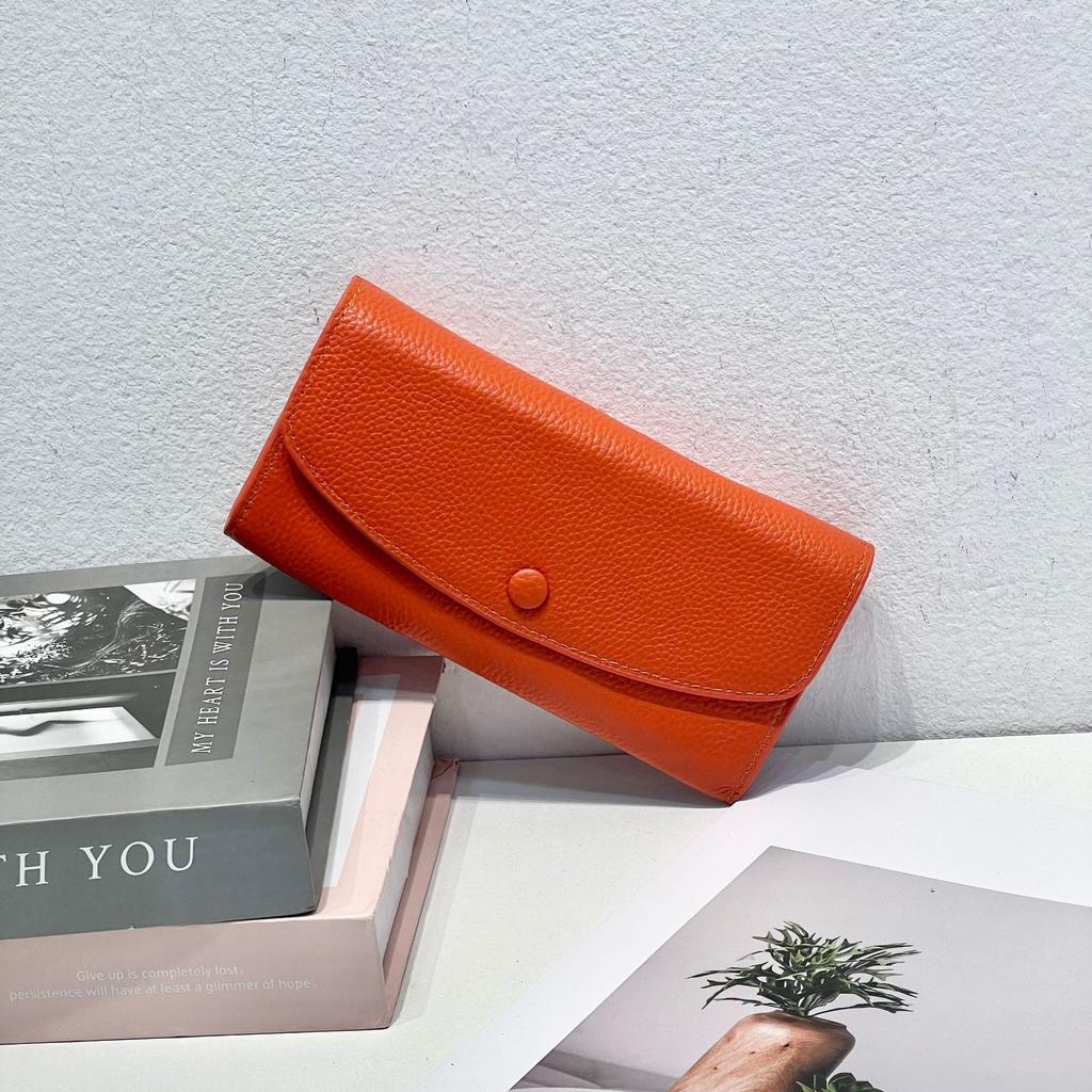 Dámská peněženka, taštička na zip do ruky, dlouhý styl.