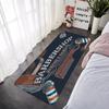 Doormat Flannel Barber Shop Salon Floor Mat Indoor Foot Rug Bedside Mats Kitchen Corridor Absorbent Carpet Ideal Balcony Decor