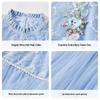 Disney Frozen Elsa Girls' Fake Two-Piece Princess Dress
