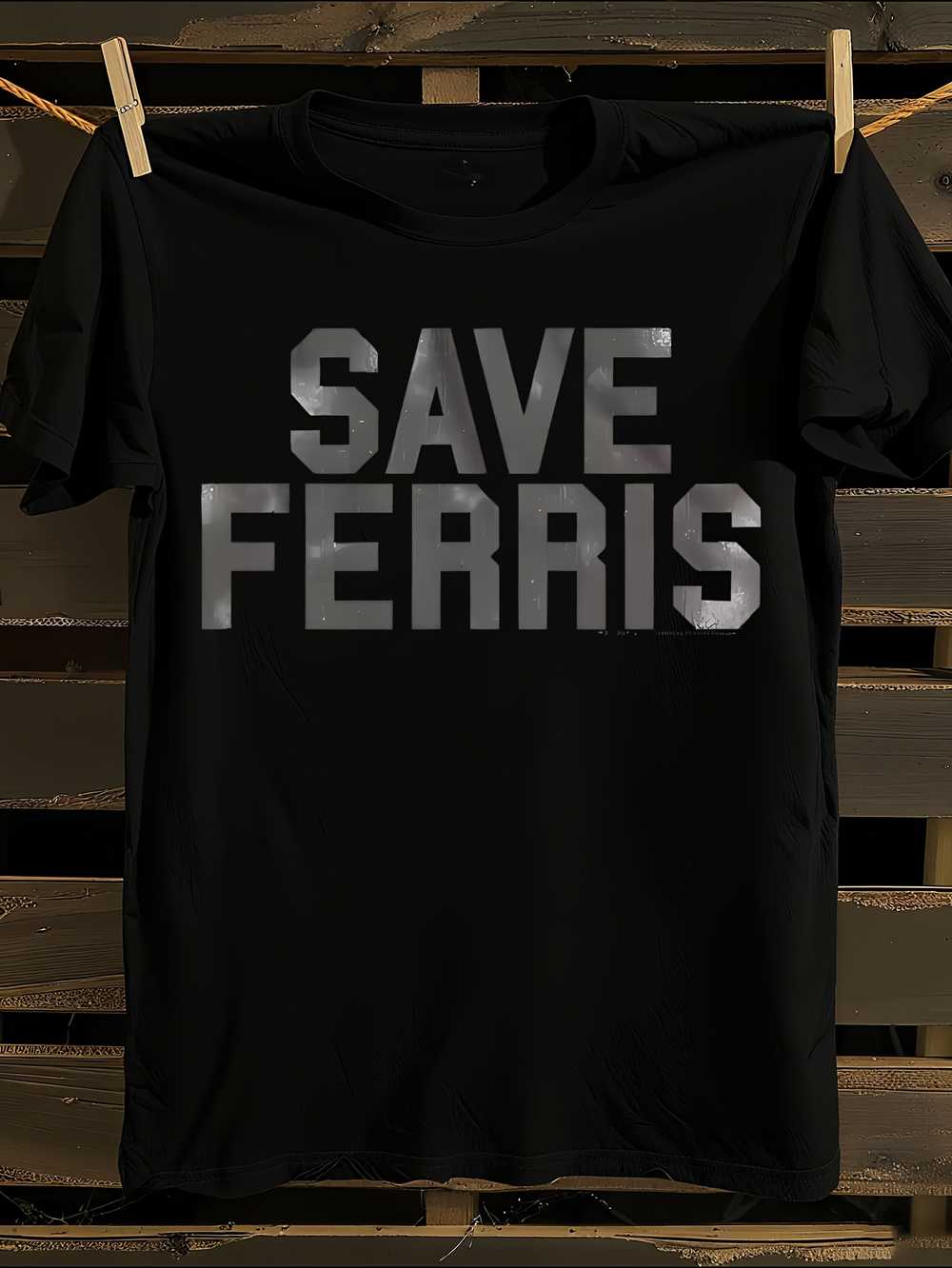 Ferris Bueller s Day Off SAVE FERRIS T-Shirt XL