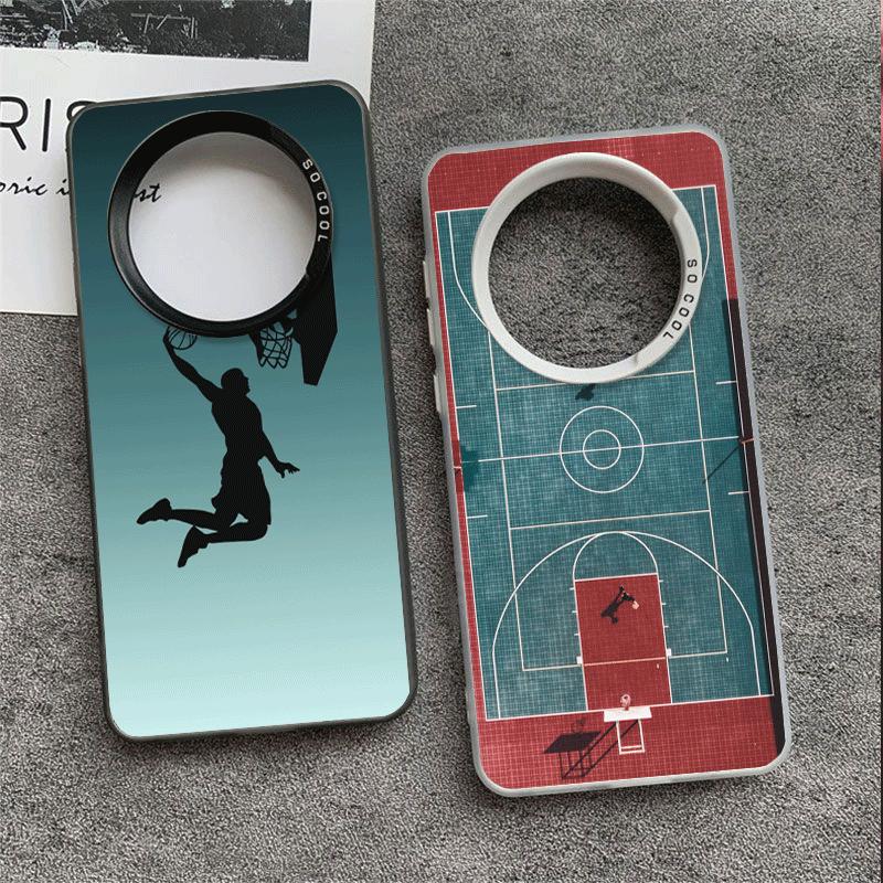 Basketball Sports Aesthetics Soft Phone Case for Samsung Galaxy S24 S25 FE S26 Edge S23 Ultra S22 Plus S21 + Shockproof Cover Ba