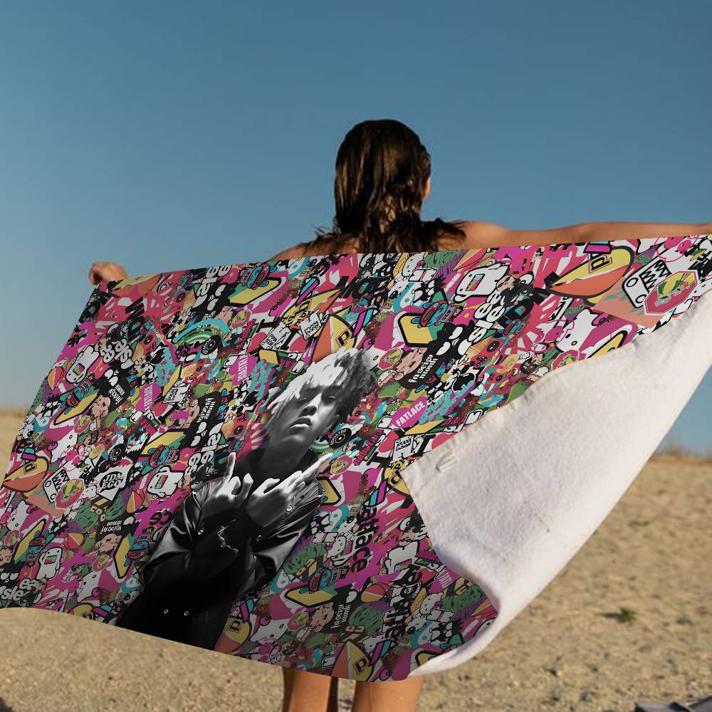 Xxxtentacions 17 Rapper Microfiber Printed Beach Towel Mountain Climbing Yoga Beach Swimming Running Absorbent Soft Towel