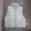 New ribs down vest women's thickened loose stand-up collar white duck down fashion vest tide