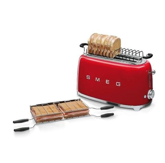 Prăjitor de pâine SMEG Stilul anilor '50 TSF02RDEU