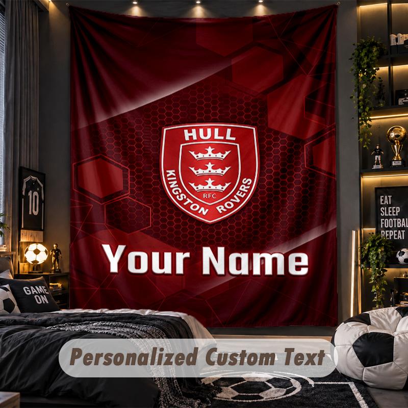 TapestryHull KR Custom Name Text Personalized Wall Hanging Tapestry Home Wall Decor
