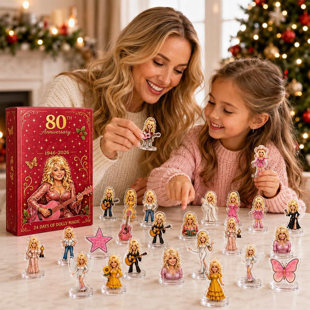 Christmas -Day Countdown Advent Calendar 2D Acrylic Figurine