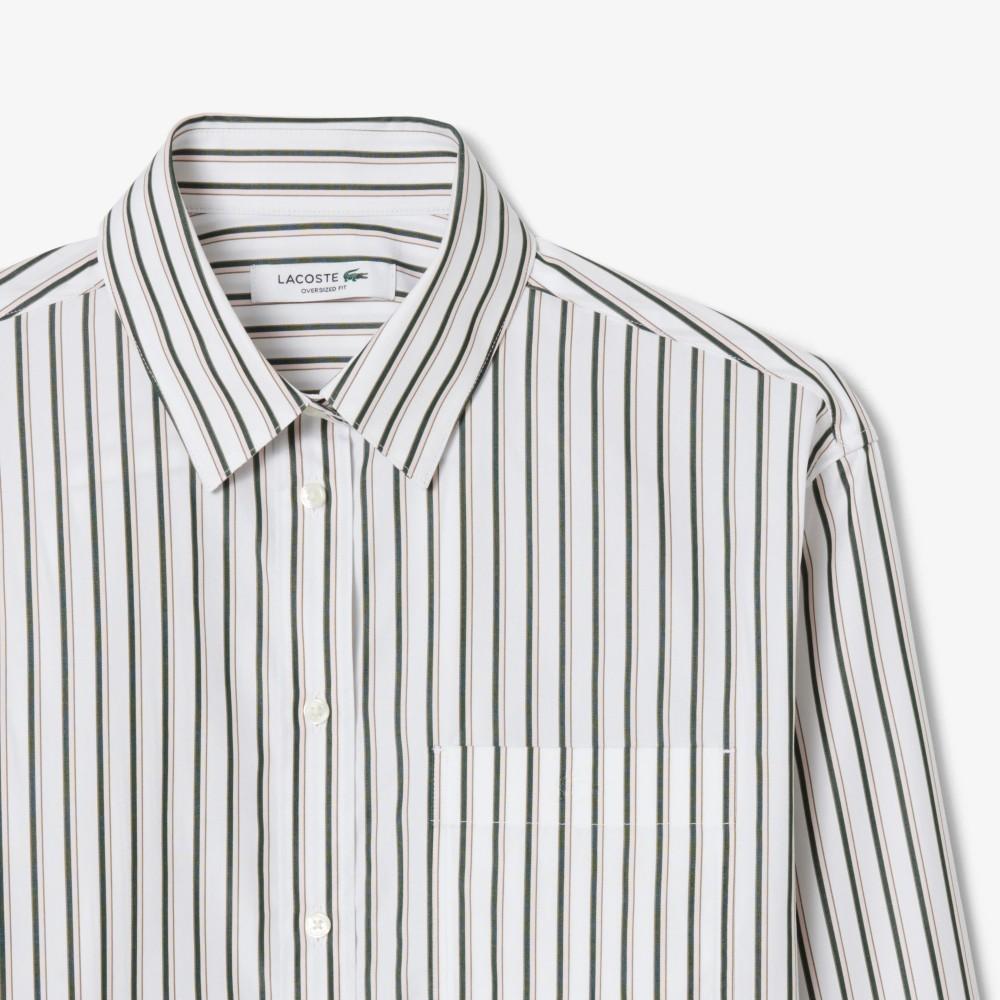 Lacoste Women's Oversized Poplin Shirt CF0215-55N8I4