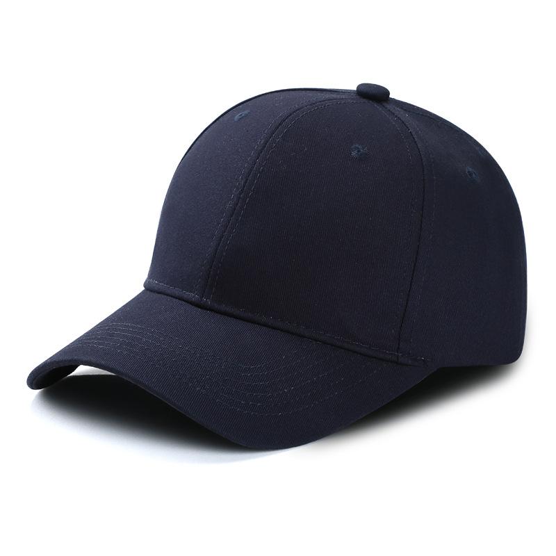 High-end Pure Cotton Baseball Cap Korean Version Men's and Women's Embroidered Hat Baseball Cap with Brim