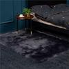 Nordic Style Plush Living Room Carpet - Cute Full Coverage Imitation Wool Rug for Bedroom & Sofa Area.
