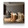 Warm Treasure Boots~ Crossed Flap Thick-soled Wool Medium and High Knight Boots Women's Snow Boots
