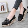 Spring Autumn Women Flats Platform Loafers Ladies Leather Comfort Wedge Moccasins Orthopedic Slip On Casual Shoes Plus Size