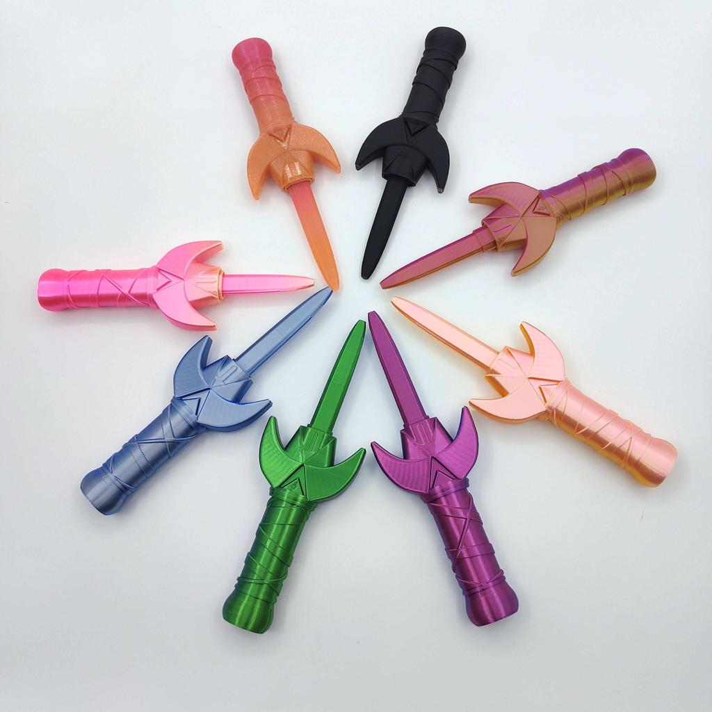 3D Printed Spiral Sword Stress Relief Toy For Children Cool Gift Stress Relief Playtime Fun