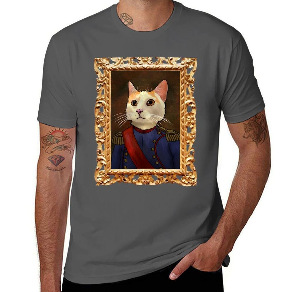 Napoleon Cat TShirt Basic Comfort Fit TShirt for Unisex