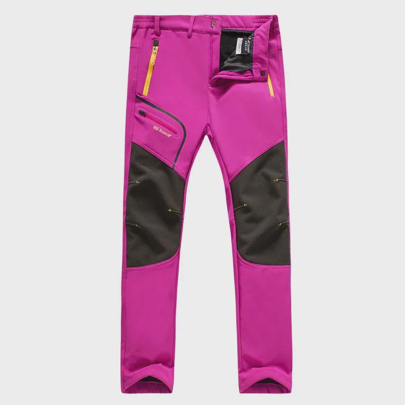 Unisex Winter Fleece-Lined Windproof & Waterproof Mountaineering Ski Pants
