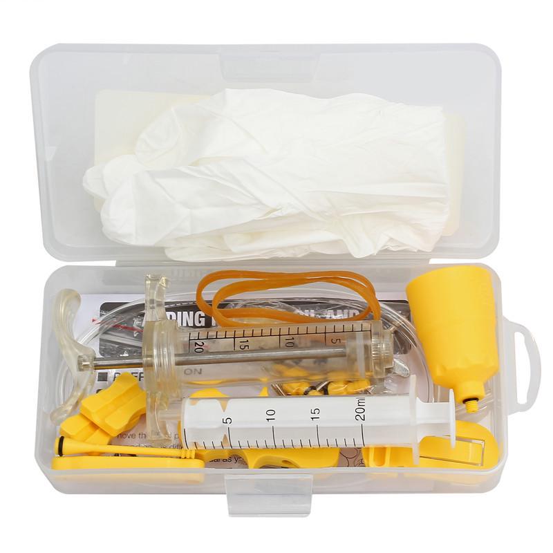 Bike Hydraulic Disc Brake Bleeding Tool Bike Kit For EZ Shimano Tektro Magura .