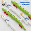 Molar Teeth Cleaning Toys for Dogs 40 Inch Extra Long Plush Squeaky Dog Toy, Soft Cartoon Crocodile Duck Durable Chew Companion Aggressive Chewers