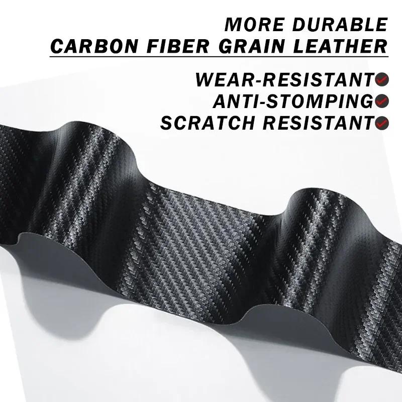 Car Sticker 2026 Ford New 2025 Hot Car Door Sill Threshold Anti Scratch Protector Sticker For Ford Focus 2 3 Fiesta Mondeo Musta