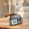 Emergency Hand Crank Radio 20000mAh Solar Powered Radio with Flashlight Reading Lamp SOS Alarm Solar Radio for Emergency/Home