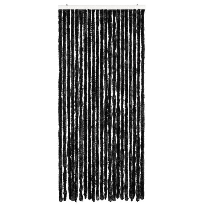 Moustiquaire - VIDAXL - 90x200 cm - Chenille 100% Polypropylène - Ajustable - Anthracite