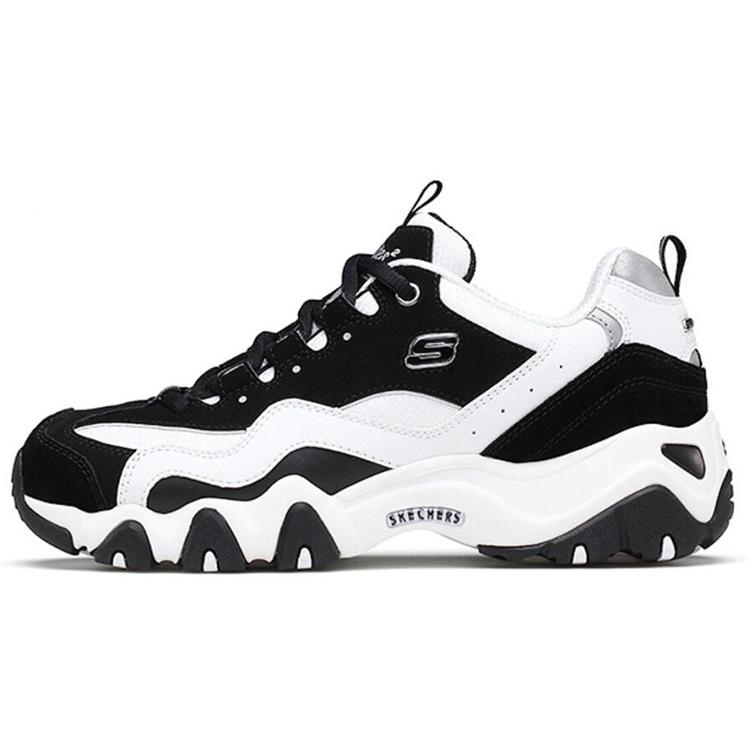 Skechers D`lites Gs White/Black Women`s 99999069-BKW