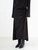 Seleukeu Asymmetrical Layered Skirt _ Black