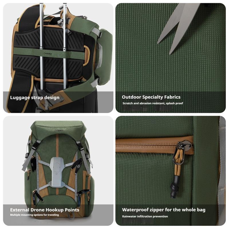 Professional DSLR Camera Bag Waterproof Photography Backpack Multi Functional Drone For Case Outdoor Travel Accessories