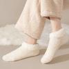 Womens Winter Slipper Socks Non Slip Grip Thermal Fuzzy Floor Socks Cozy Indoor Sleep Socks Thick Plush Fleece Lined Ankle Socks