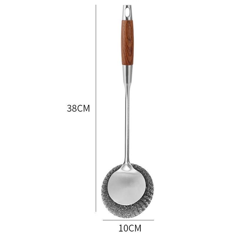 Zhi Shi Long-handled Steel Wire Pot Brush