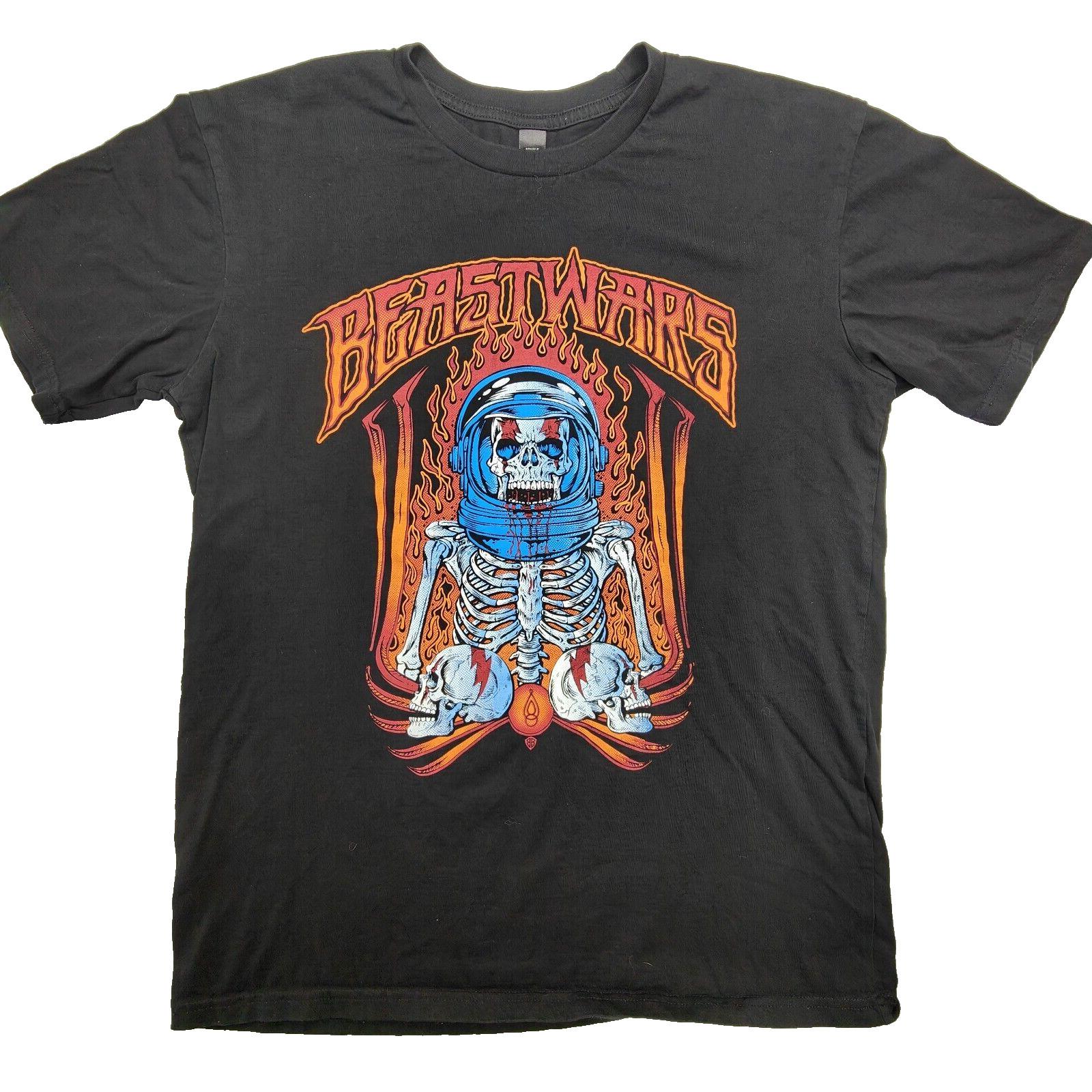 Beast Wars Metal Band T-Shirt Adult L Black NZ Sludge Rock Music Concert Merch S