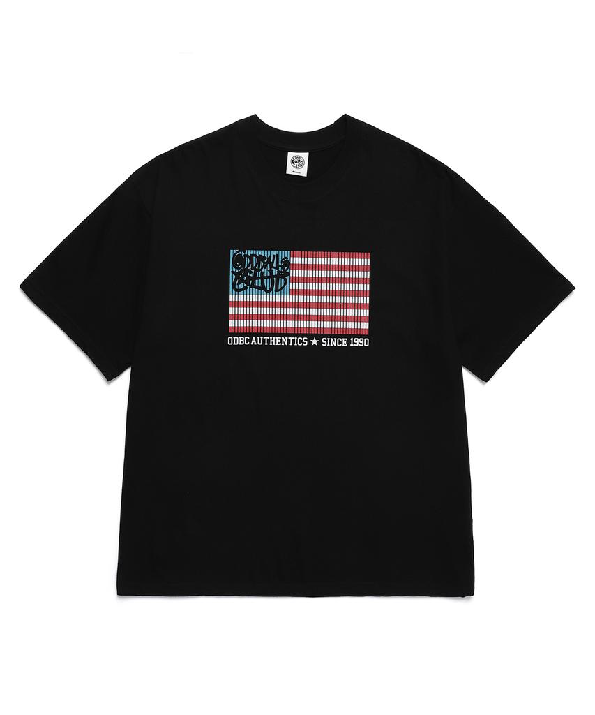 ODDBALLS CLUB Odbc America Short Sleeve T-Shirt Black