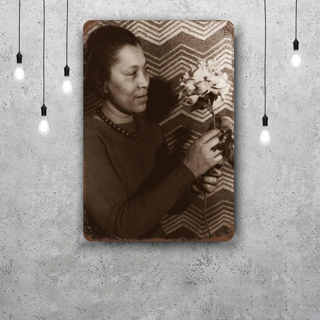 Zora Neale Hurston Funny Bar Metal Sign Retro Plaque Sign Alcohol Drinker Pub Club Man Cave Kitchen Wall Decoration