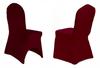 Dark Red Elastic Chair Cover Premium