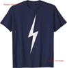 Sommas Lightning Bolt Vintage T Shirt Vintage Casual Breathable Stretched Graphic Designer Clothes Versatile