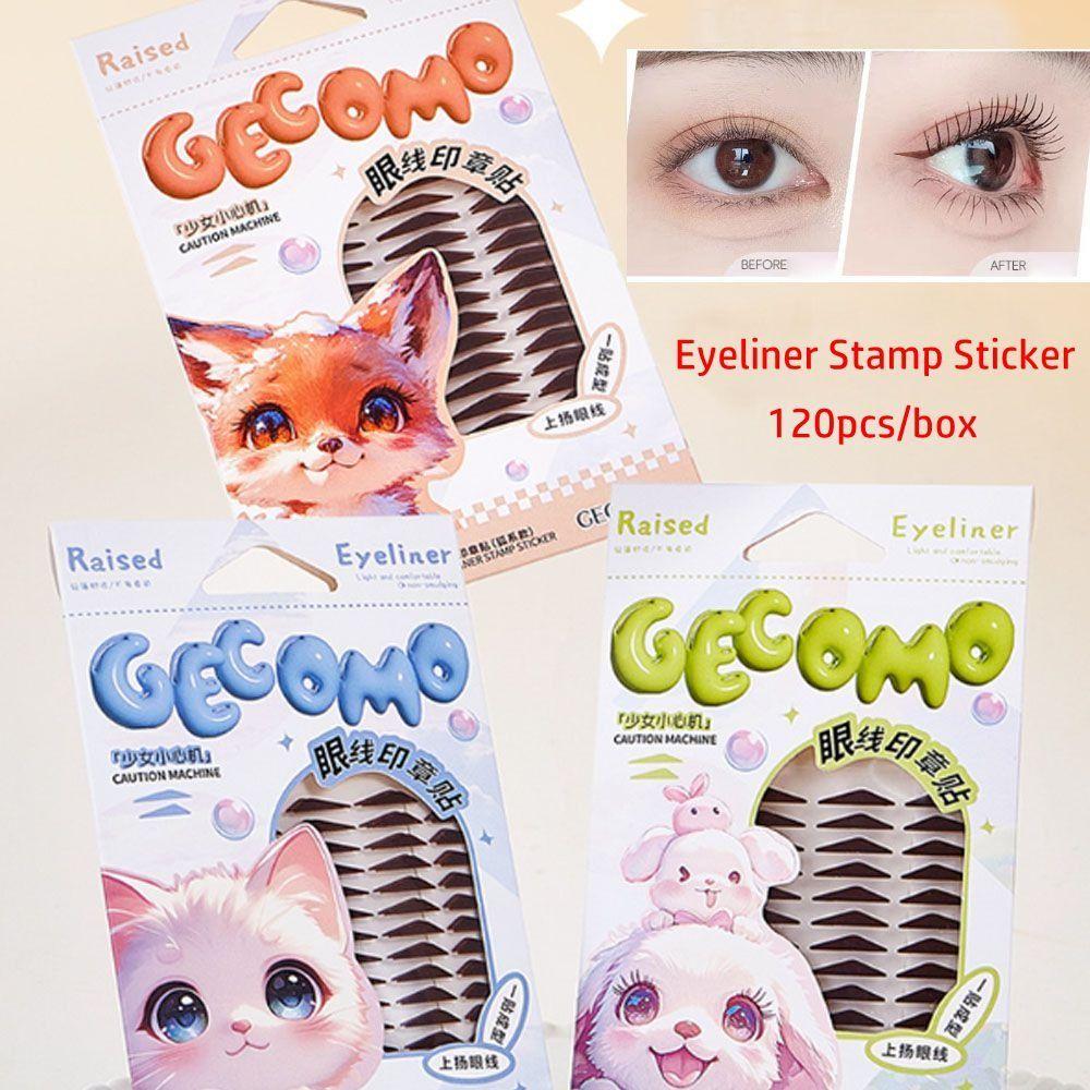 

Water Resistant Eyeliner Stamp Stickers Sweat Resistant Sweat Resistant for Swollen Eyelids 3