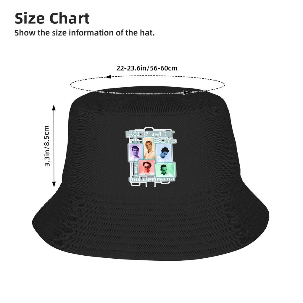 Backstreet Boys Band BSB Bucket Hat Summer  Korean Fisherman Hats For Women Breathable Vacation Caps Hawaii Sunscreen Hats