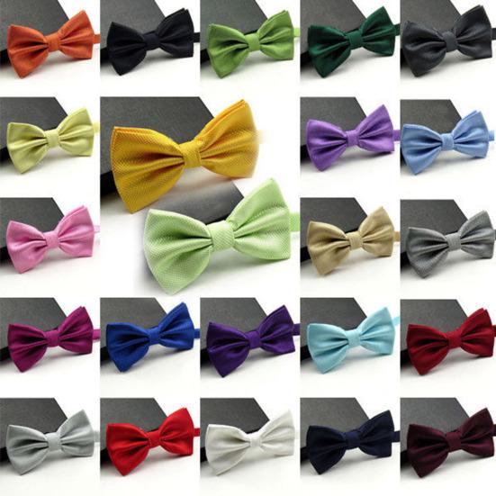 Bow Tie Handmade Durable Polyester Wedding Necktie for Wedding